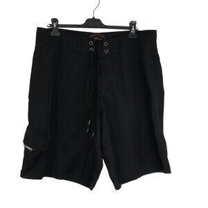 DaHui Shorts Board Size 36 With Side Pocket & Drawstring Closure Black Mens